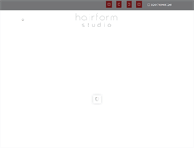 Tablet Screenshot of hairformstudio.com